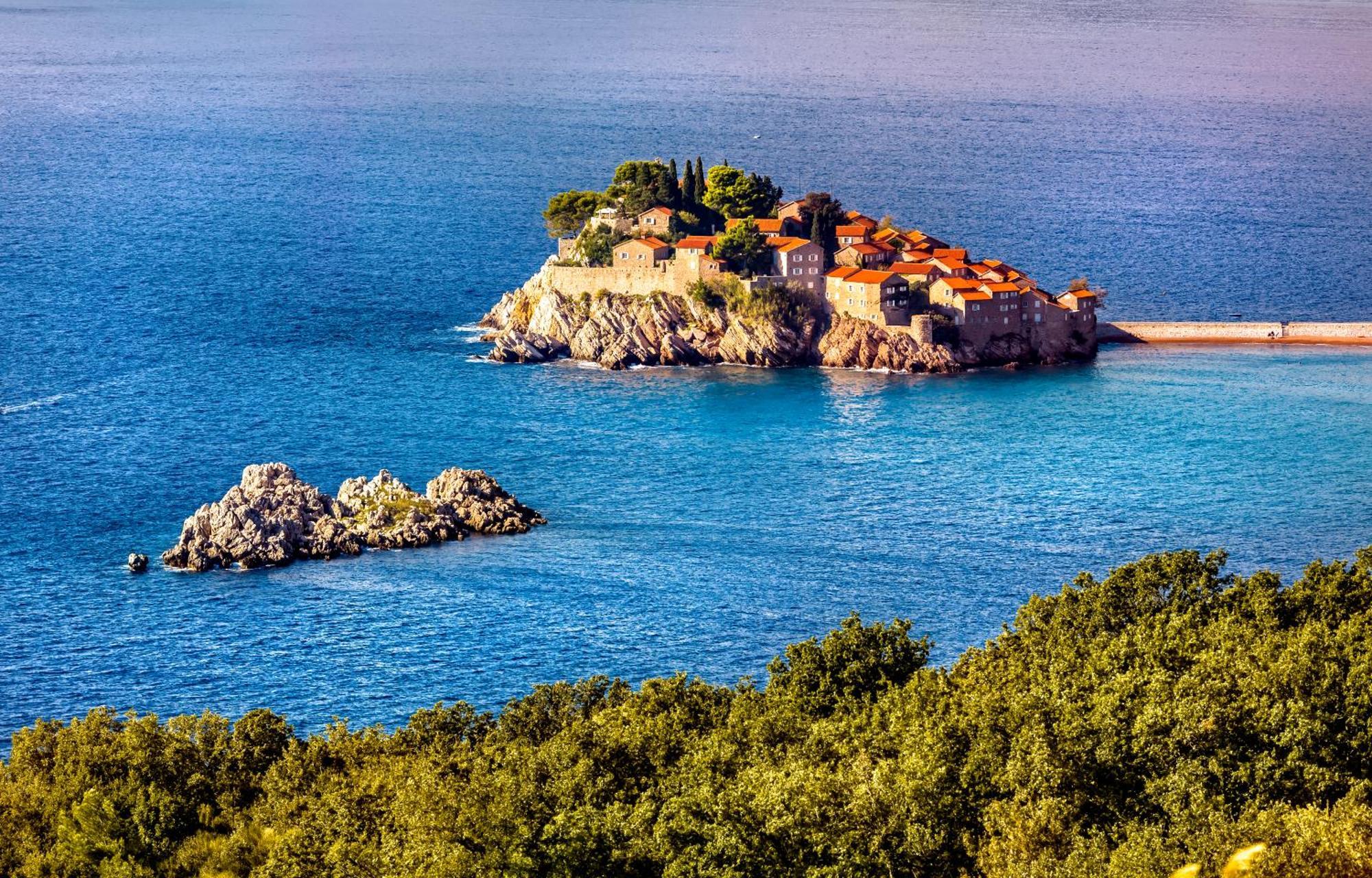 Alessandra Apartments Sveti Stefan Eksteriør bilde