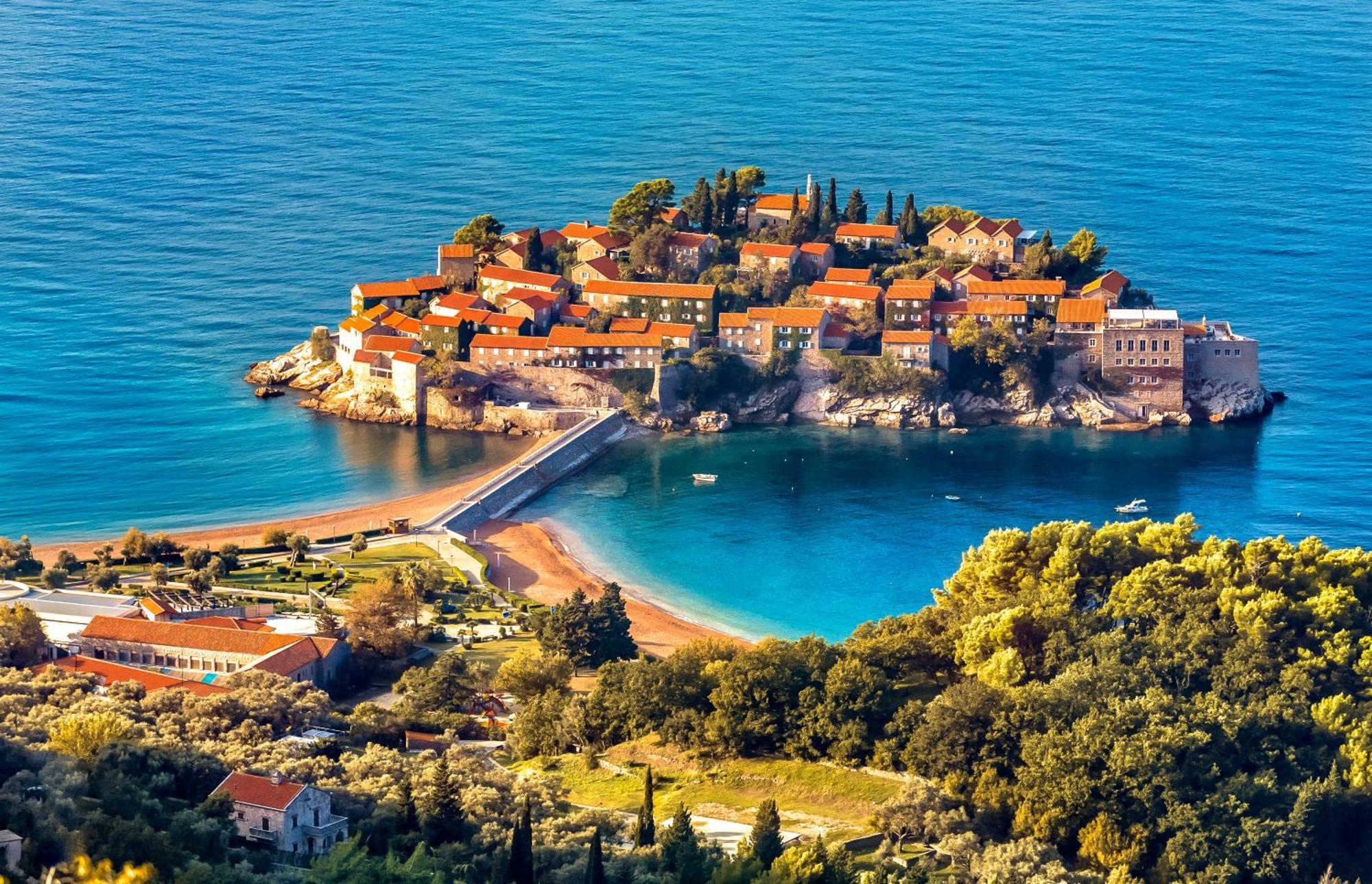 Alessandra Apartments Sveti Stefan Eksteriør bilde
